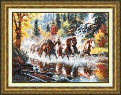 Вышивка З-043 Мустанги Вышивка З-043 Мустанги