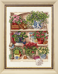 Вышивка ЛЦ-085 Цветочная полка