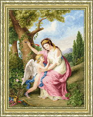 Вышивка МК-095 Женщина и Амур. 1792