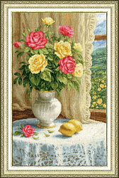 Вышивка ЛЦ-089 Утренние розы Вышивка ЛЦ-089 Утренние розы