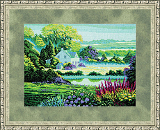 Вышивка КЛ-002 Туман над озером