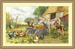 Вышивка З-026 Сельское утро Вышивка З-026 Сельское утро